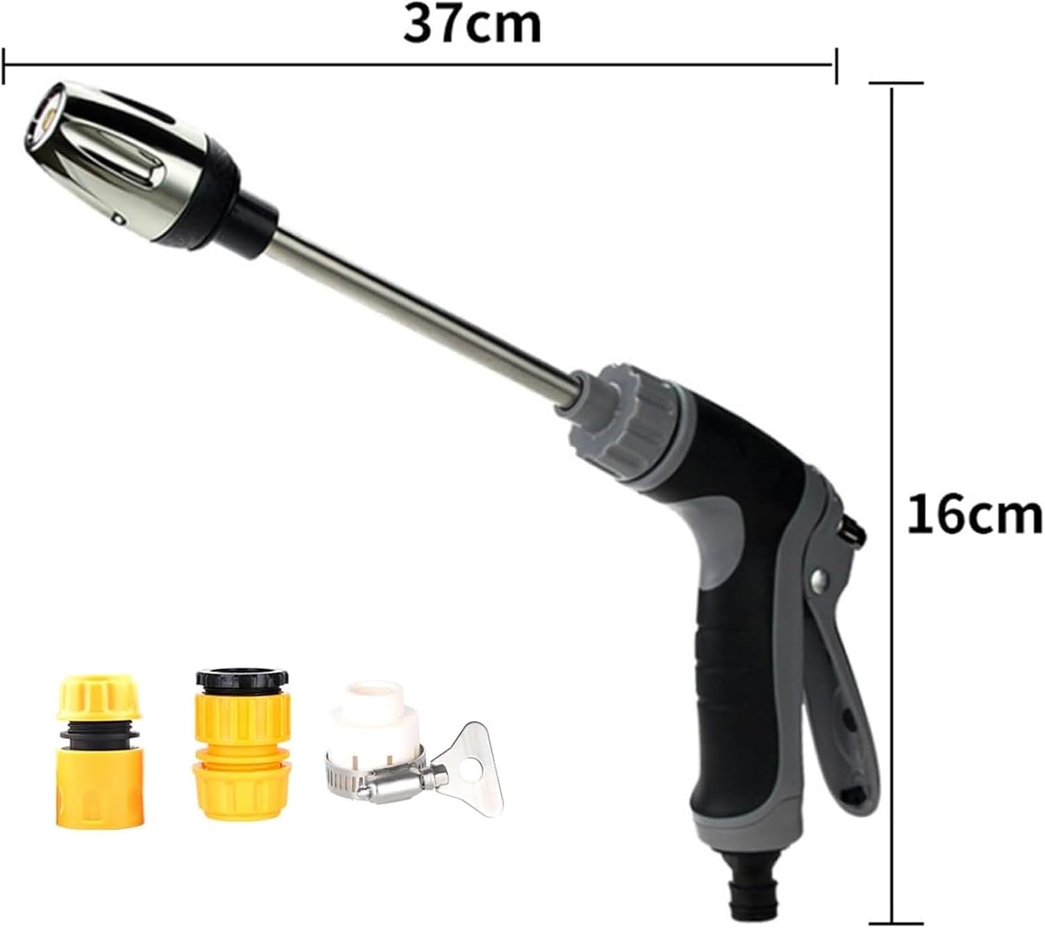 Waterblitz Pressure Washer, Water Blitz Pressure Washer for 1/2" Pipe, Various Spray Effects High-Pressure Nozzle with Accessories (Set D)